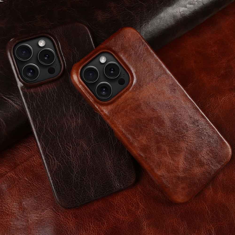 Leather phone case